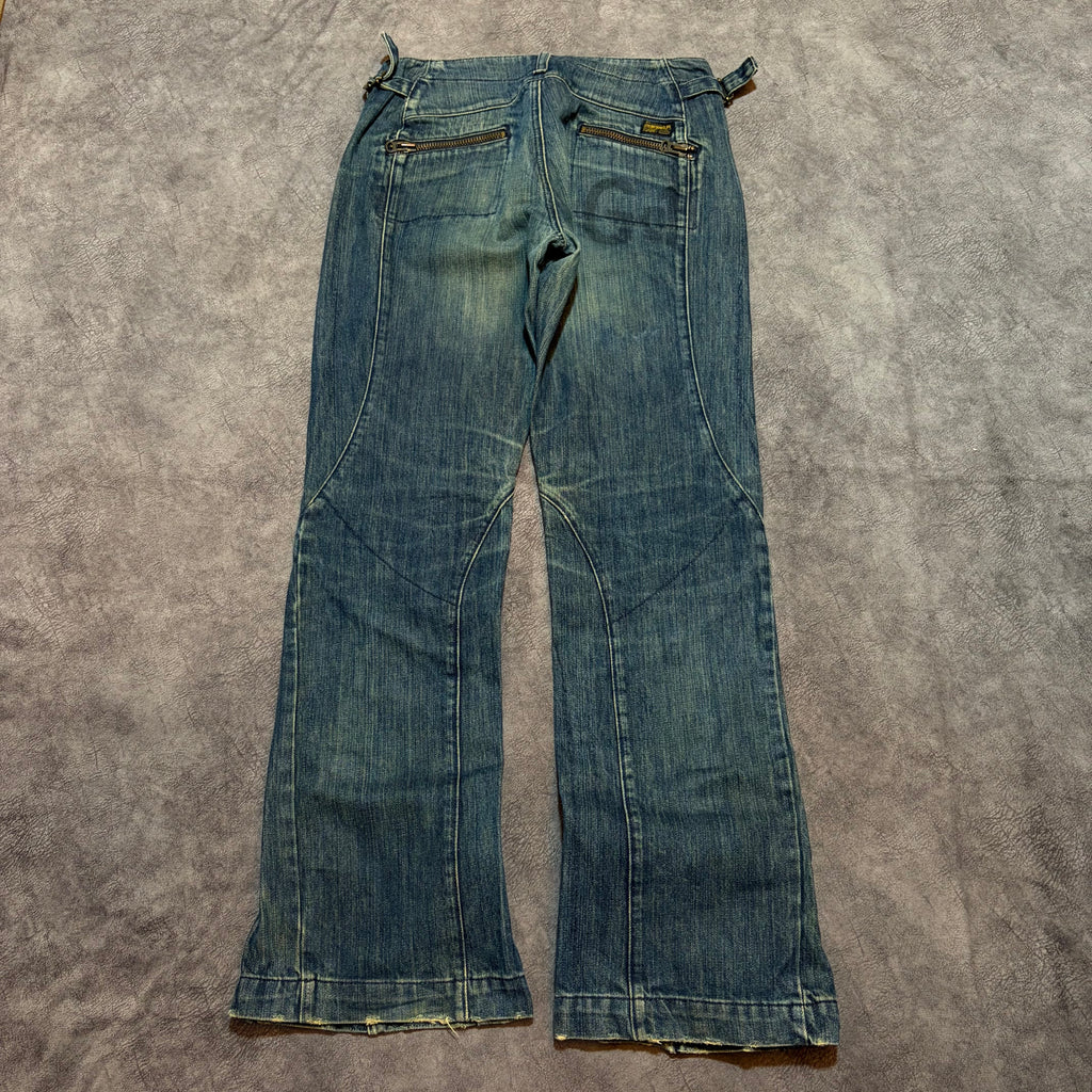 G-Star Raw Y2K Buckles Flared Jeans
