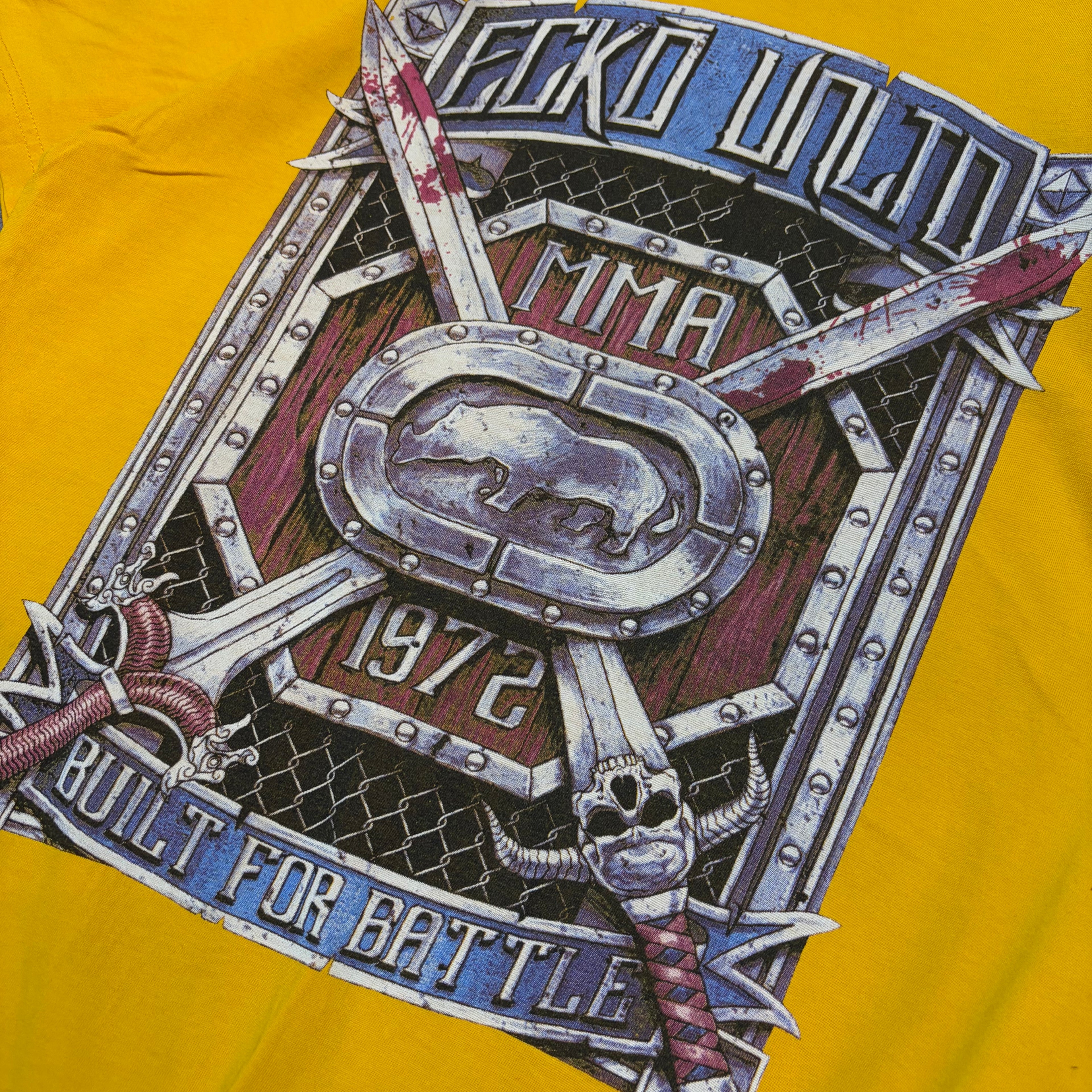Ecko Unltd MMA Built For Battle Y2K Graphic Tee