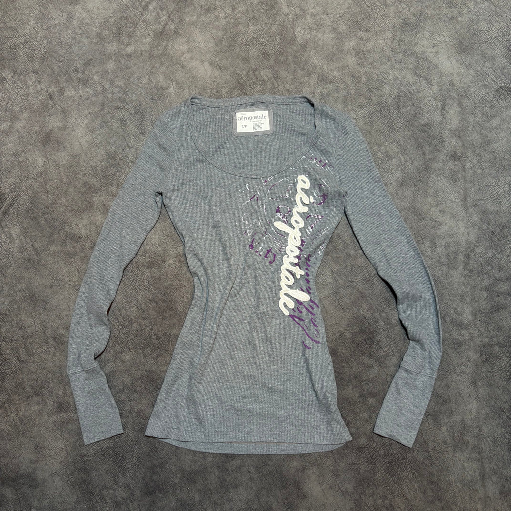 Aeropostale Y2K Women’s Long Sleeve Thermal Tee