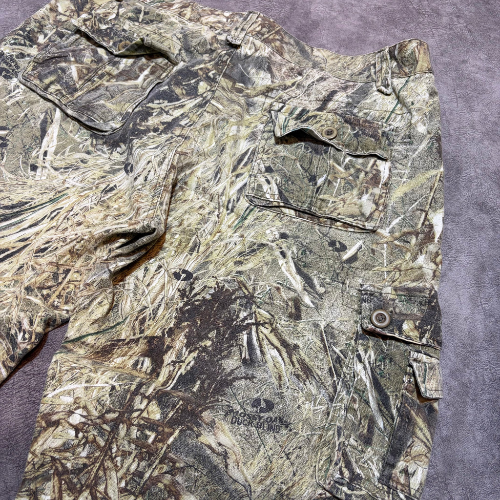 Mossy Oak Y2k Camo Baggy Cargo Shorts