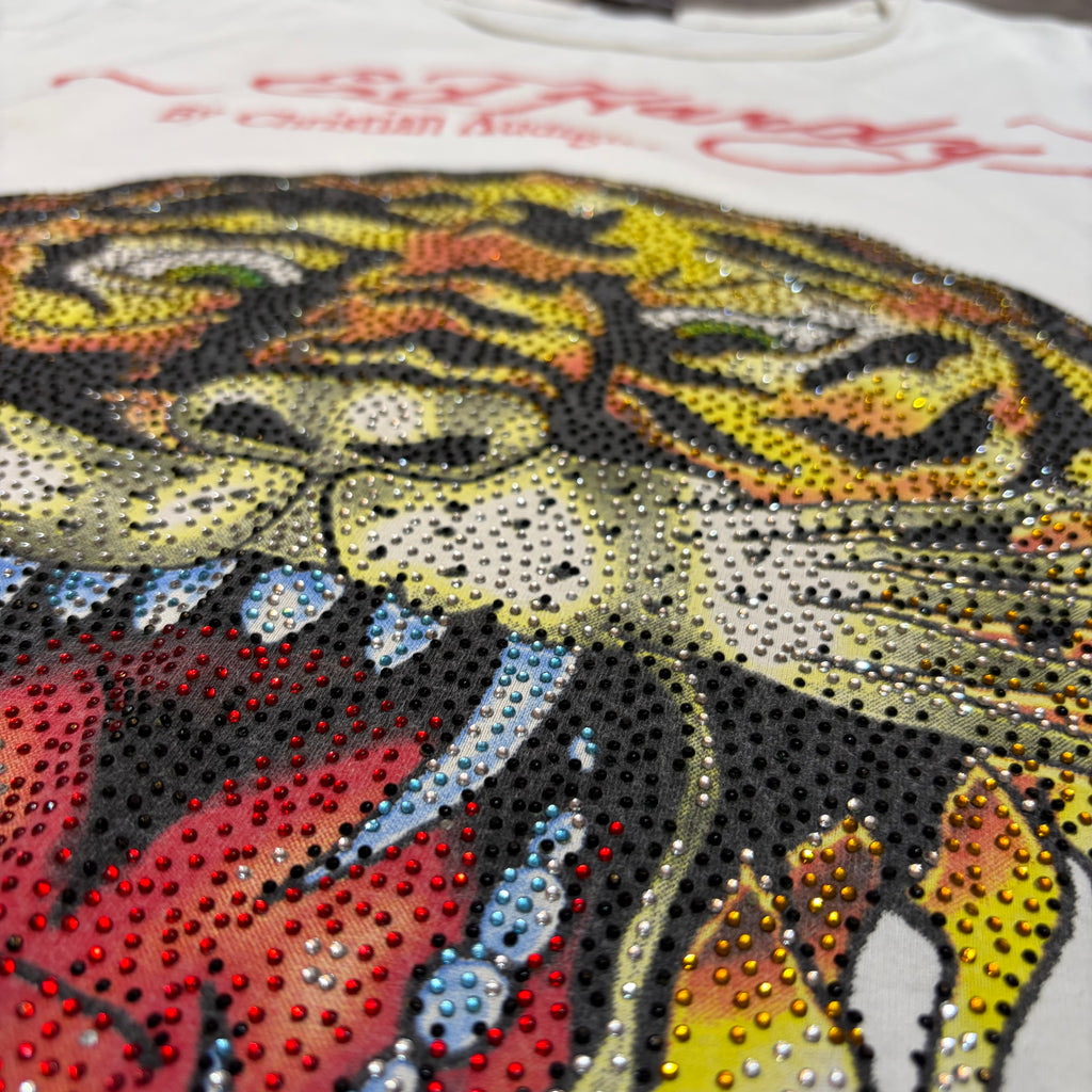 Vintage Ed Hardy By Christian Audigier Y2K Tiger Graphic Tee
