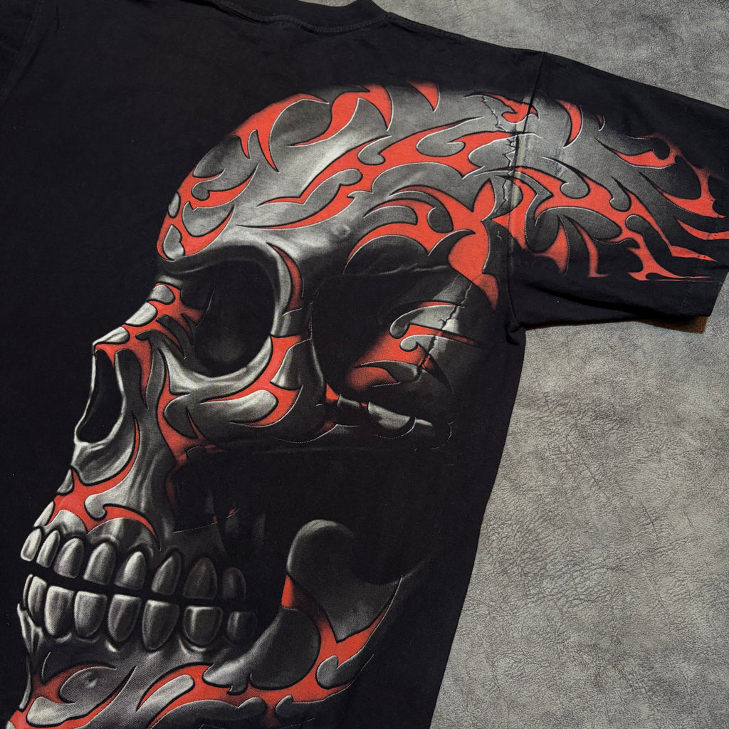 Vintage 90’s Big Skull Y2K Graphic Tee