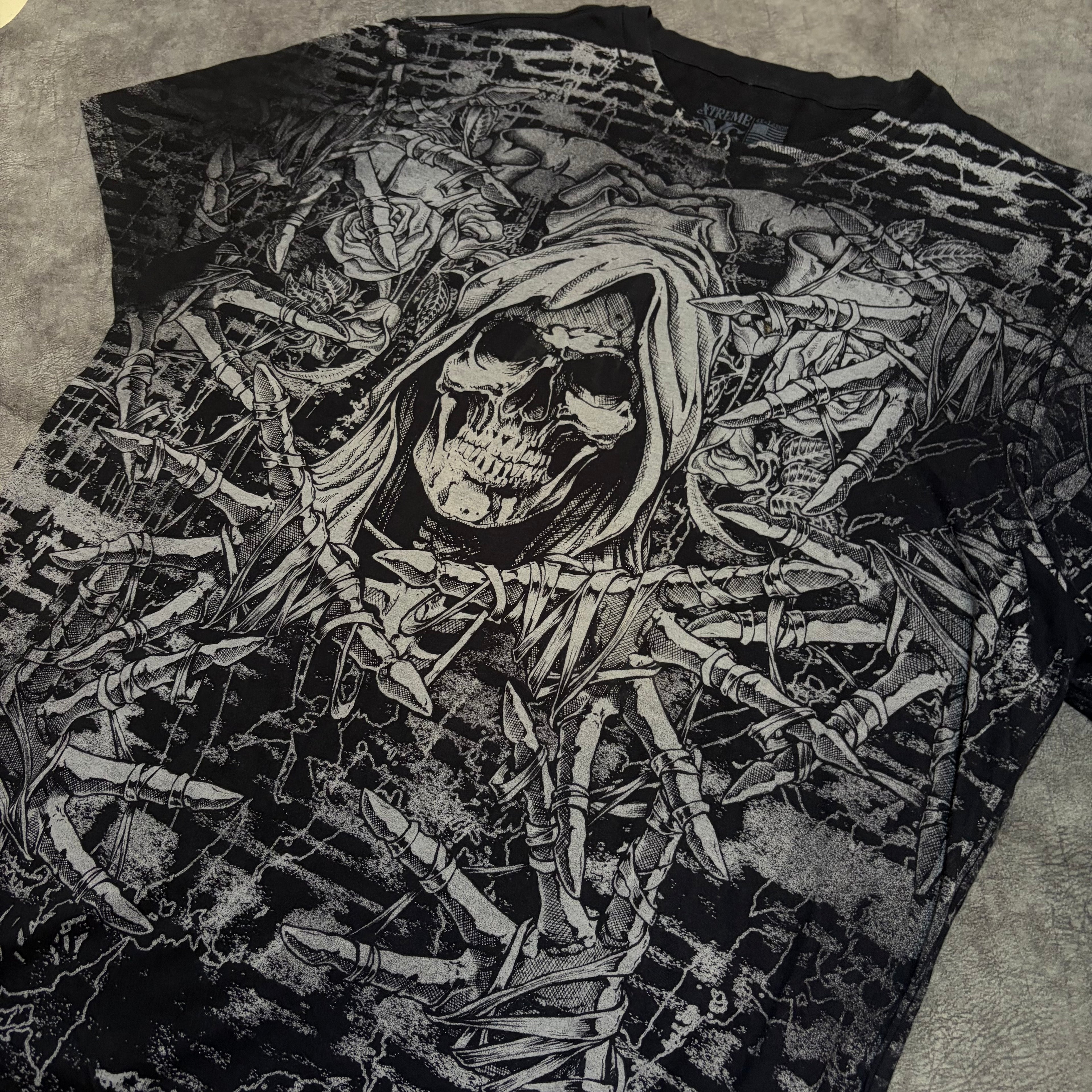 Xtreme Couture Y2K Grunge AOP Graphic Tee