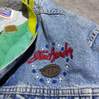 Vintage 80’s/90’s Wampum Distressed Denim Jacket