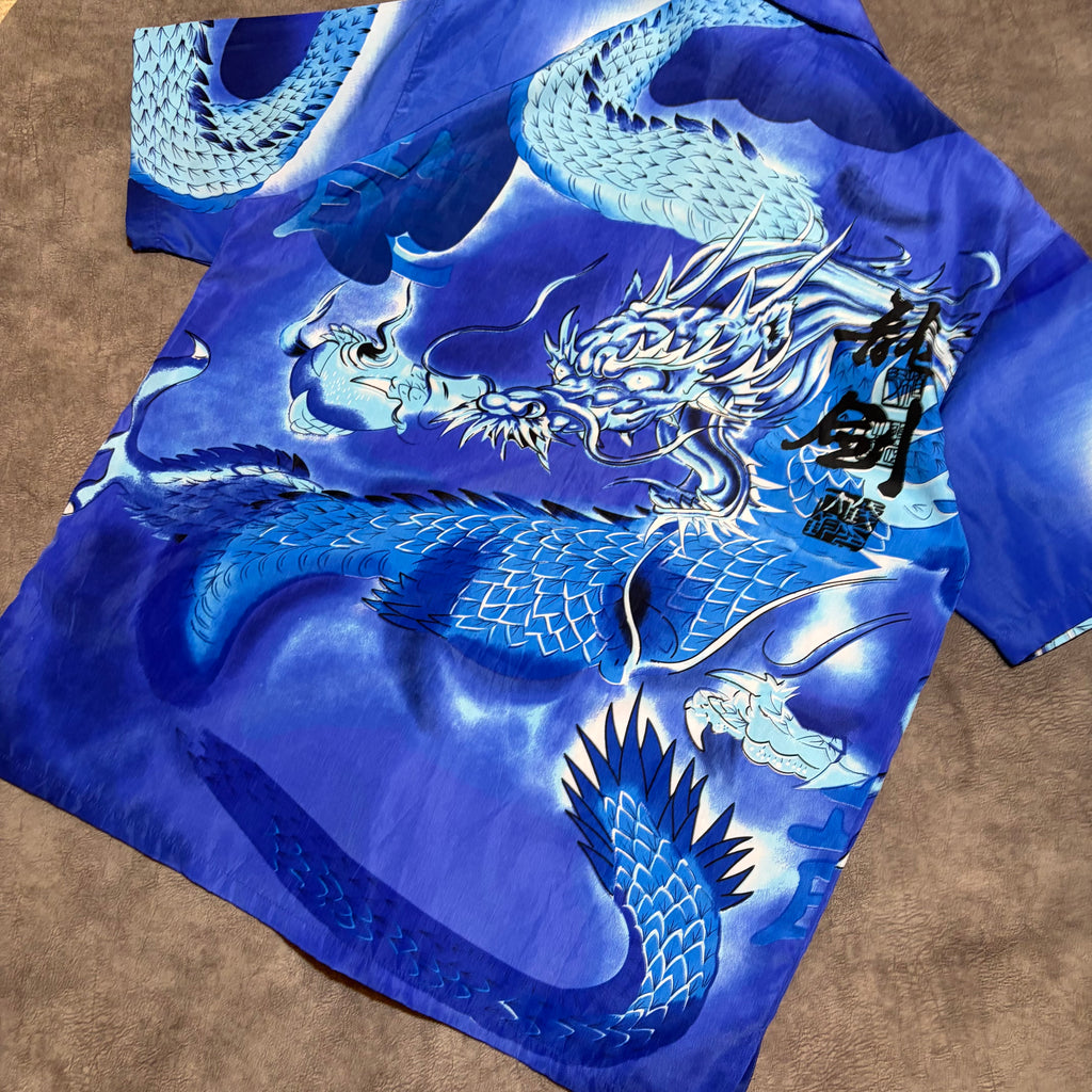 Dragon Y2K Button Up Shirt