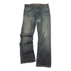 Vintage Y2K Levis 527 Low Rise Bootcut Distressed Jeans