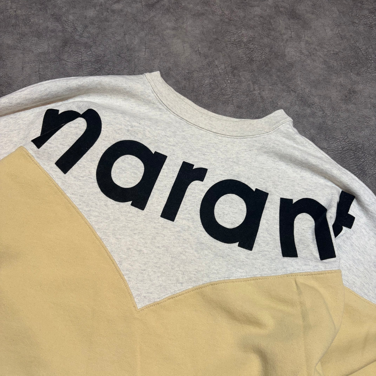 Isabelle Étoile Marant SpellOut 2 Tone Y2K Sweater
