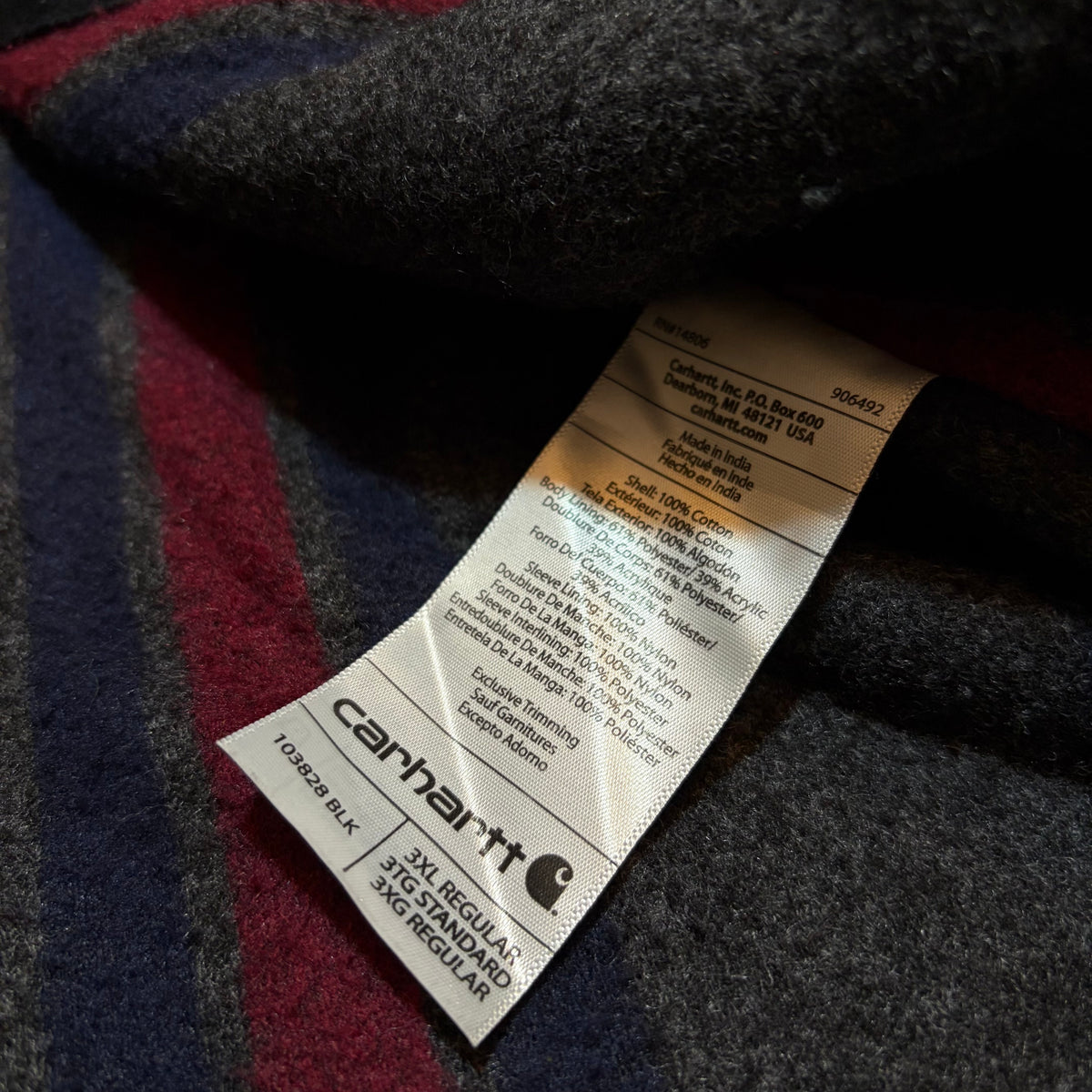 Carhartt WIP Duck Detroit Blanket Line Relaxed Fit Jacket