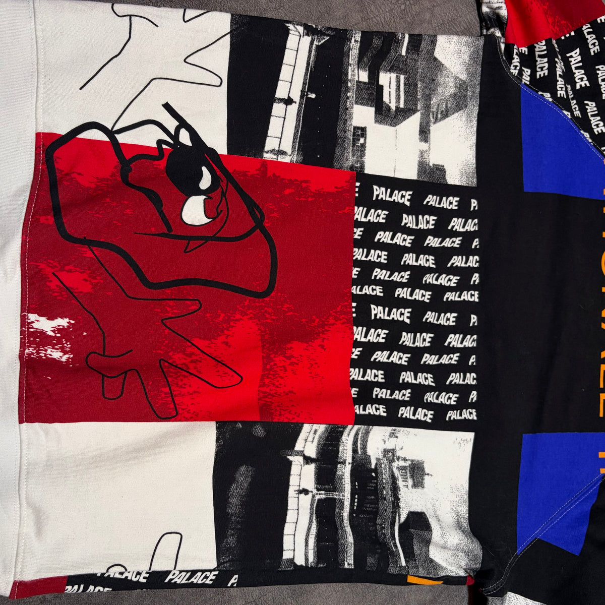 Palace Skate Y2K AOP Graphic Crewneck