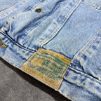 Vintage 80’s/90’s Wampum Distressed Denim Jacket