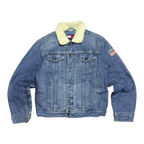 Vintage Tommy Hilfiger Women's
Denim Sherpa Lined Jacket