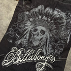 Billabong Y2K Patches And Skull Swimsuit