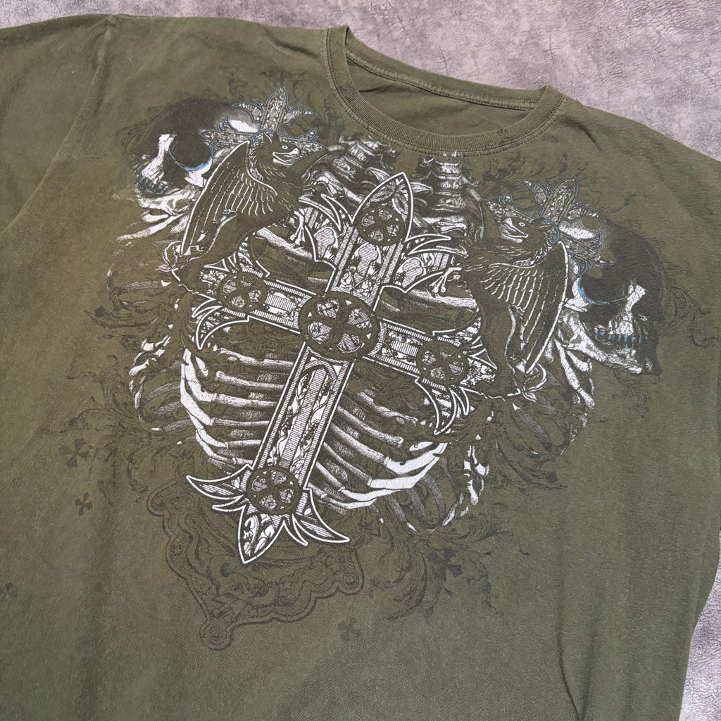 Y2K Affliction Style Grunge Tee