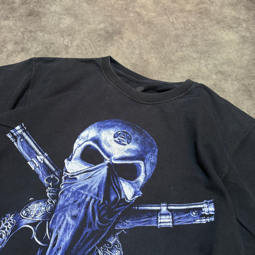 Vintage Y2K Alchemy Gothic Skull Graphic Tee
