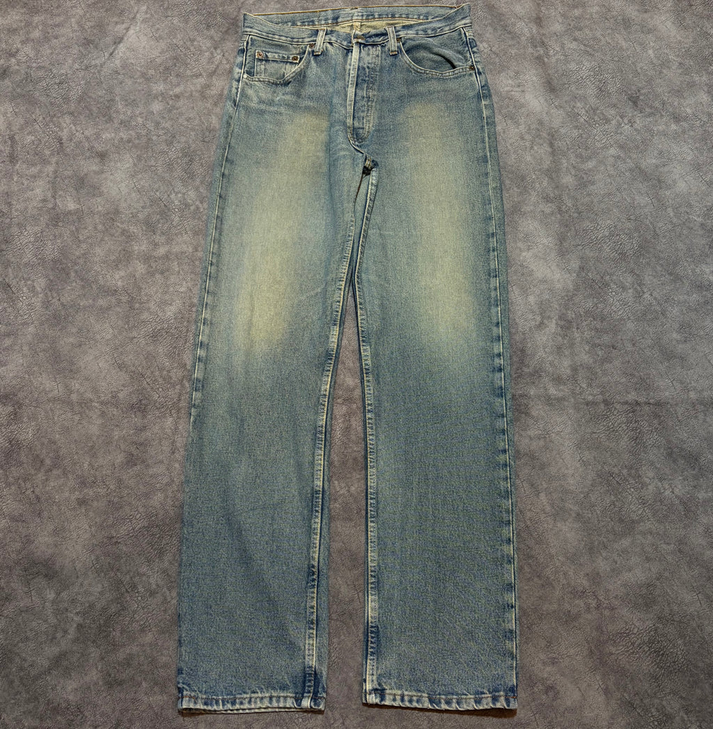 Vintage 90s Levis 501 Distressed Jeans