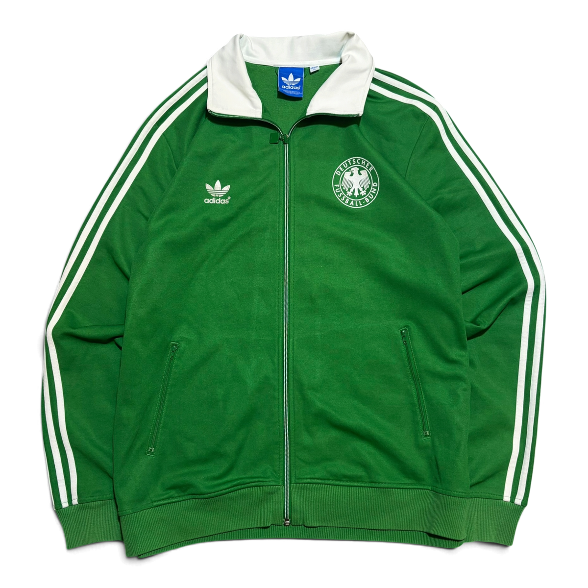 Vintage Adidas Deutcher Fussball-Bund Y2K 3 Striped Track Jacket