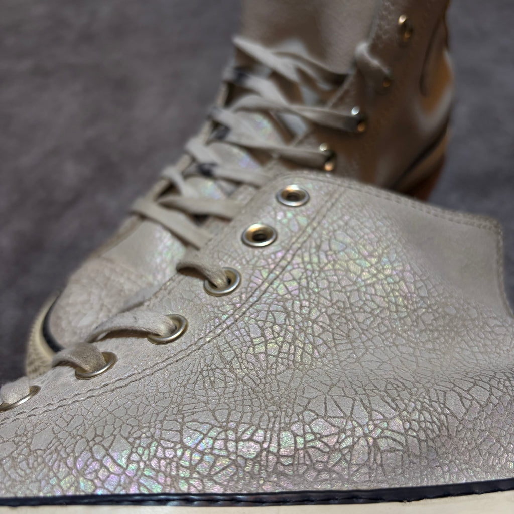Converse Chuck Taylor All Star High-Top Crinkled Leather Shoes