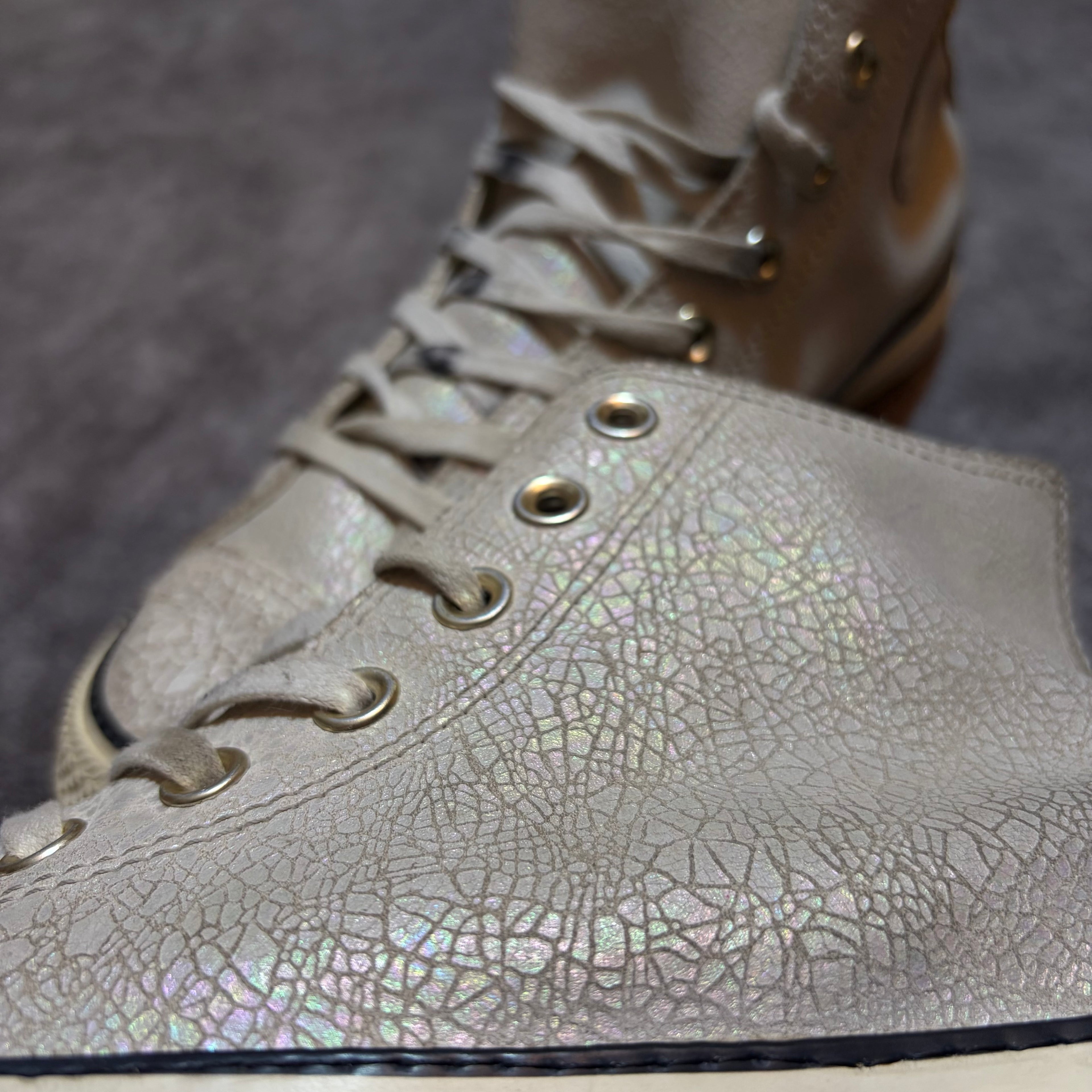 Converse Chuck Taylor All Star High-Top Crinkled Leather Shoes