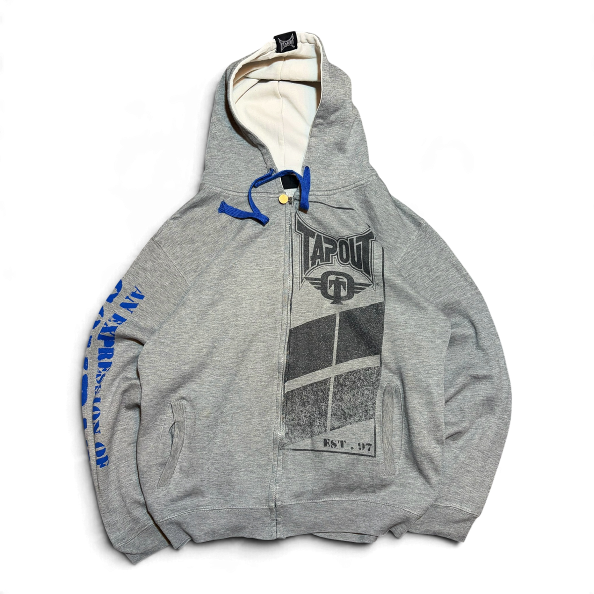 TapOut Y2K Graphic ZipUp Hoodie