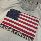 Vintage Y2K True Religion American Flag Graphic Tee