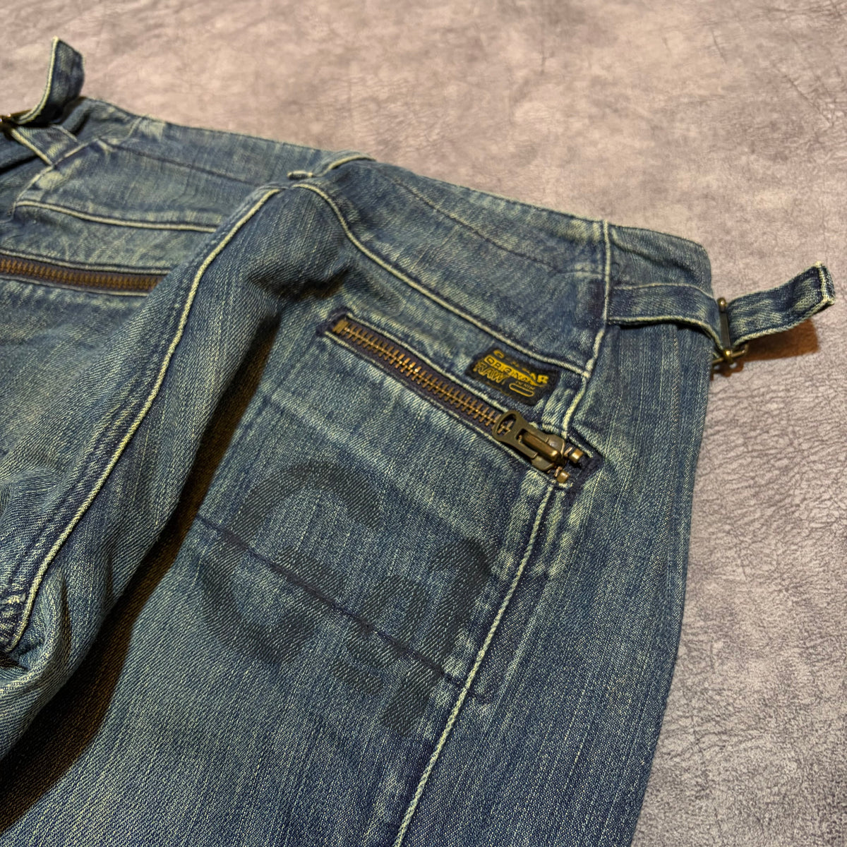 G-Star Raw Y2K Buckles Flared Jeans
