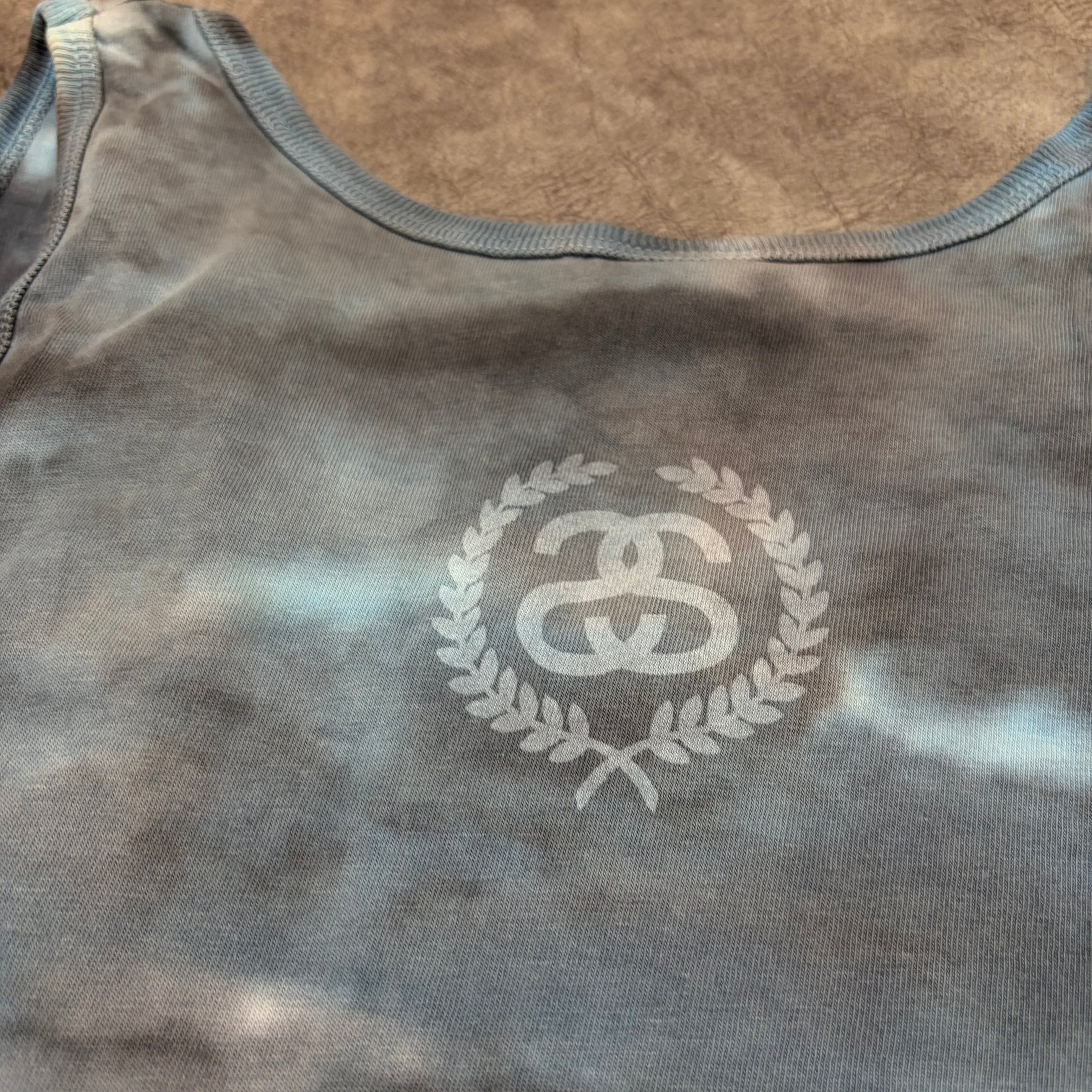 Stussy 80 Tie Dye Logo Tank Top