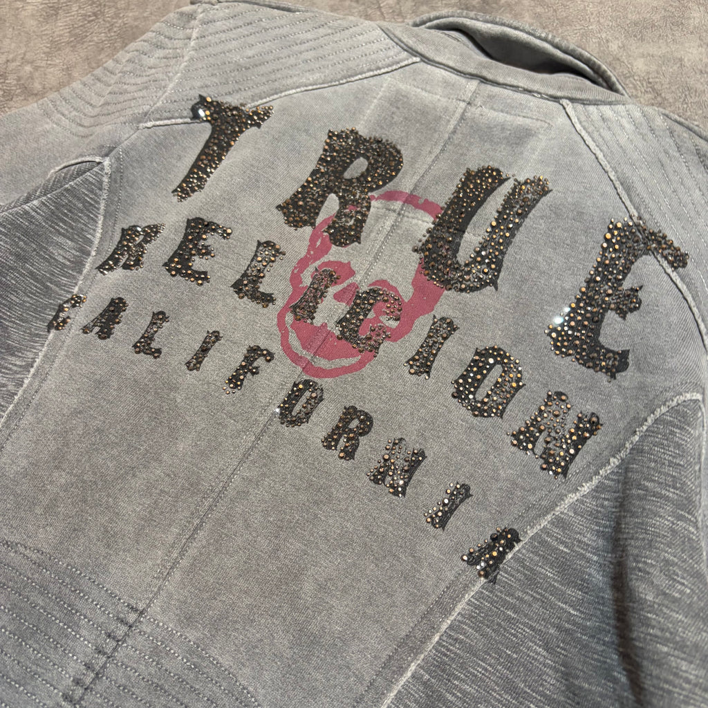 Vintage True Religion Bikers Style Zip Up Jacket