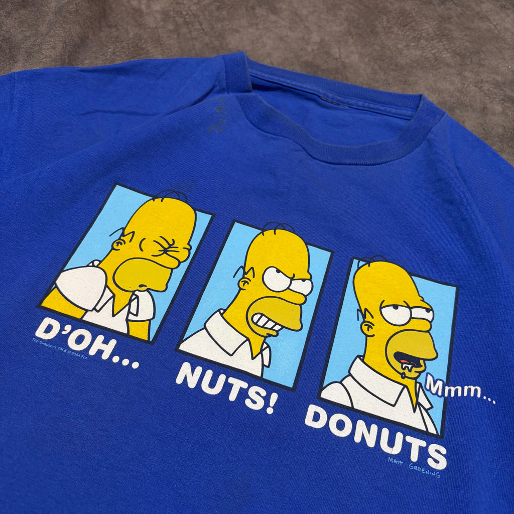 Vintage 04 Simpsons Donuts graphic Tee