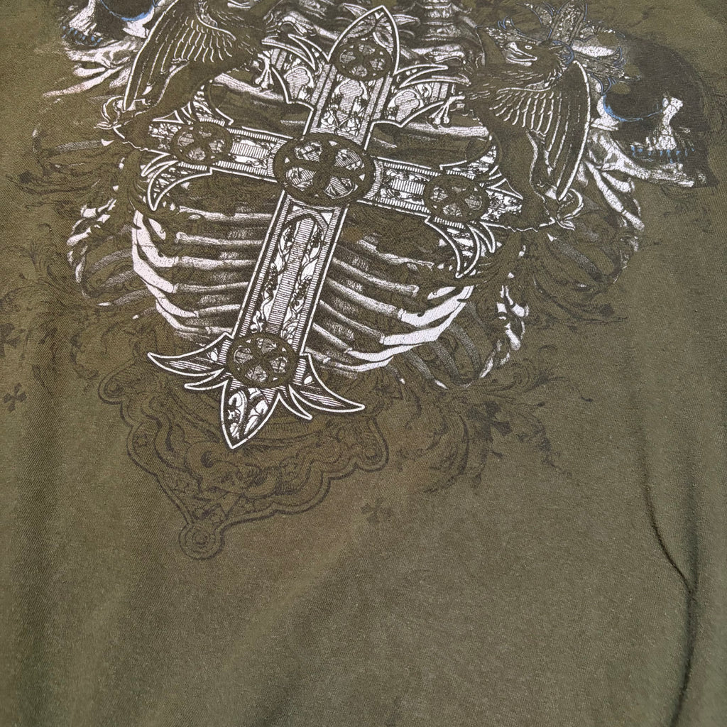 Y2K Affliction Style Grunge Tee