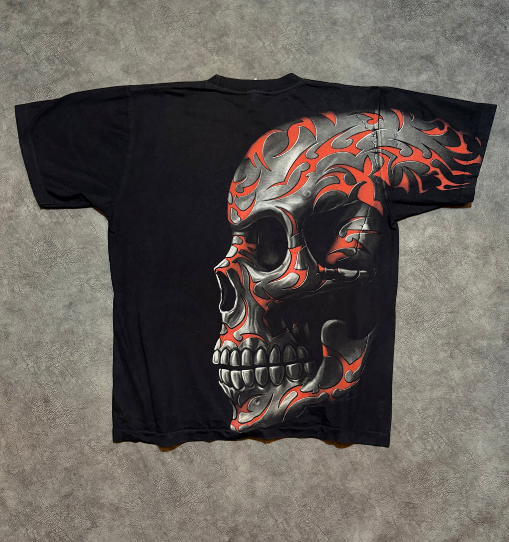 Vintage 90’s Big Skull Y2K Graphic Tee