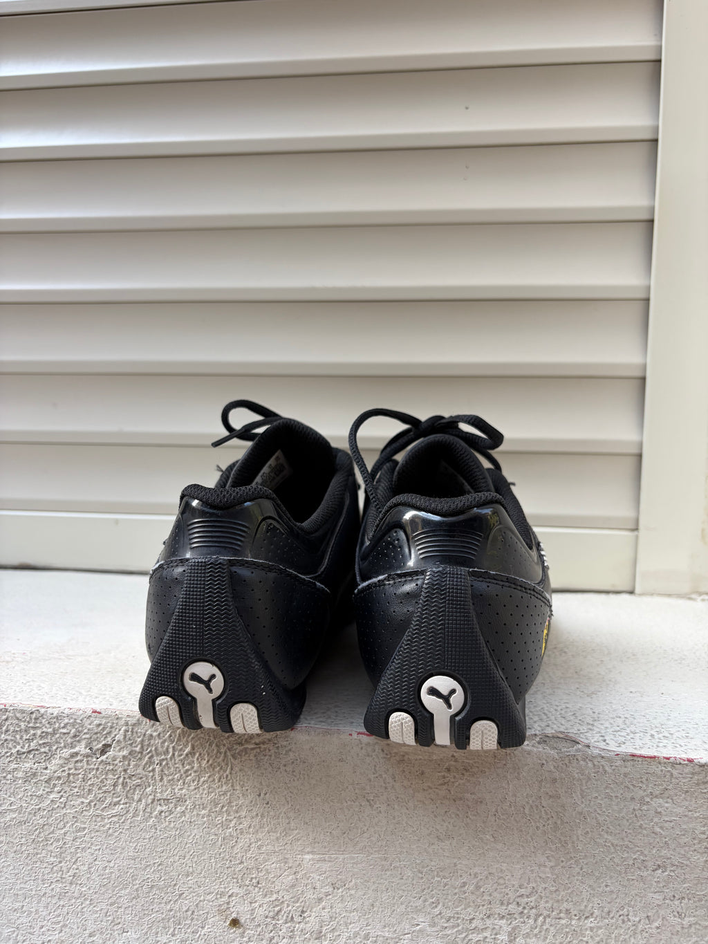 Puma X Ferrari Black On Black Y2K Speed Cat Shoe
