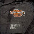 Harley Davidson Performance Screamin Eagle Flames Y2K Light Windbreaker Jacket