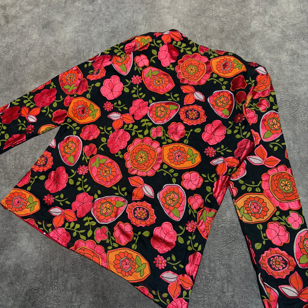 Custo Barcelona Y2K AOP Long Sleeve Tee
