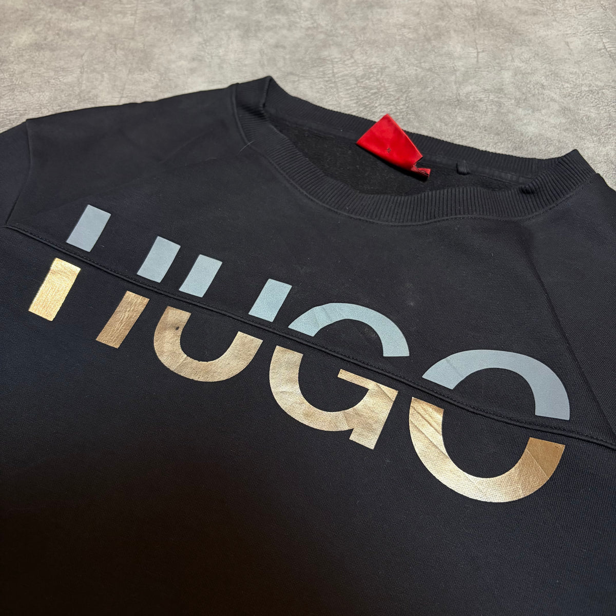 Hugo Boss Red Label SpellOut Reflective Crewneck