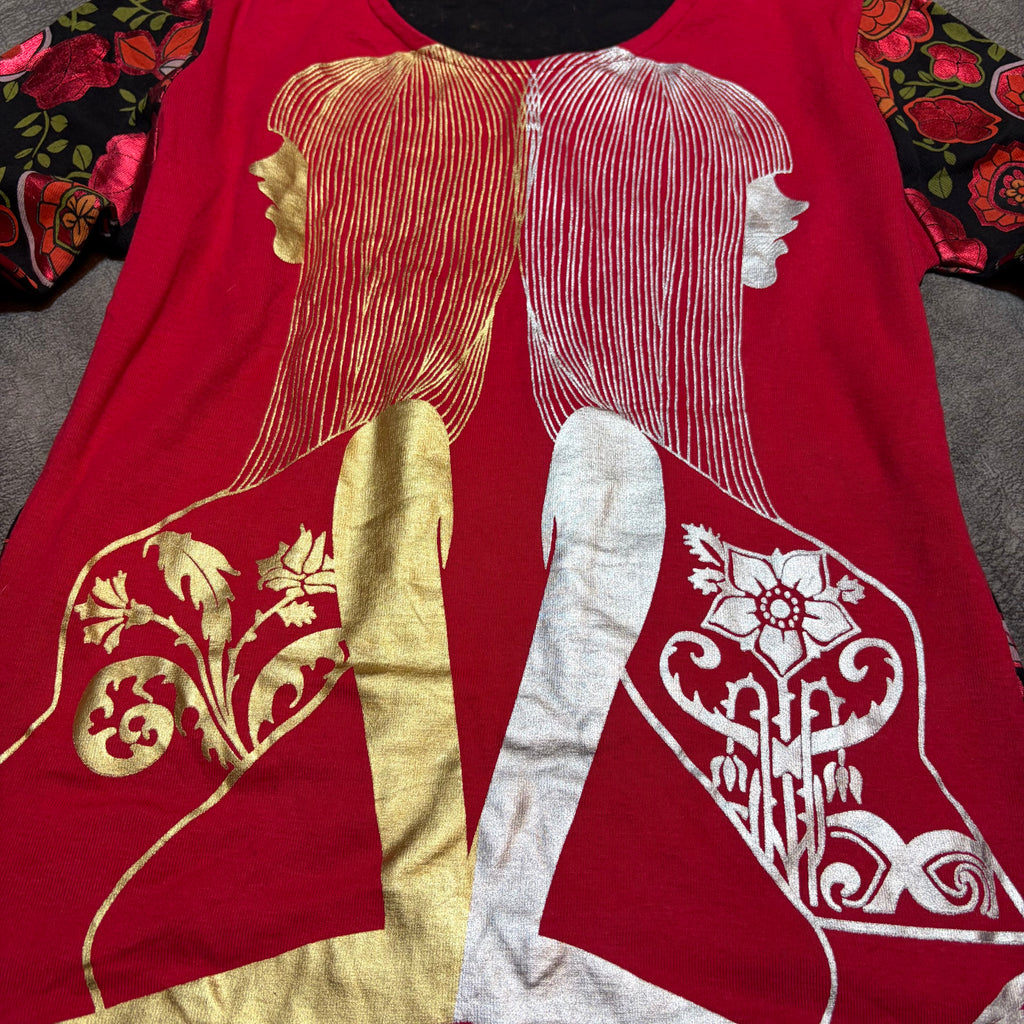 Custo Barcelona Y2K AOP Long Sleeve Tee