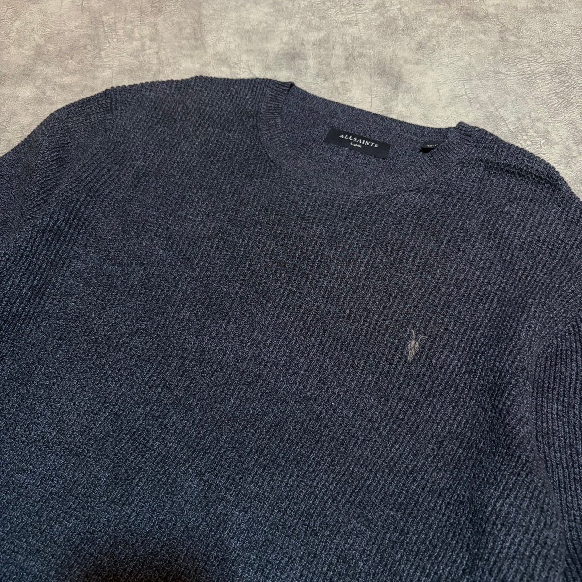 Allsaints Logo Heavyweight Knitted Sweater