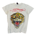 Vintage Ed Hardy By Christian Audigier Y2K Tiger Graphic Tee