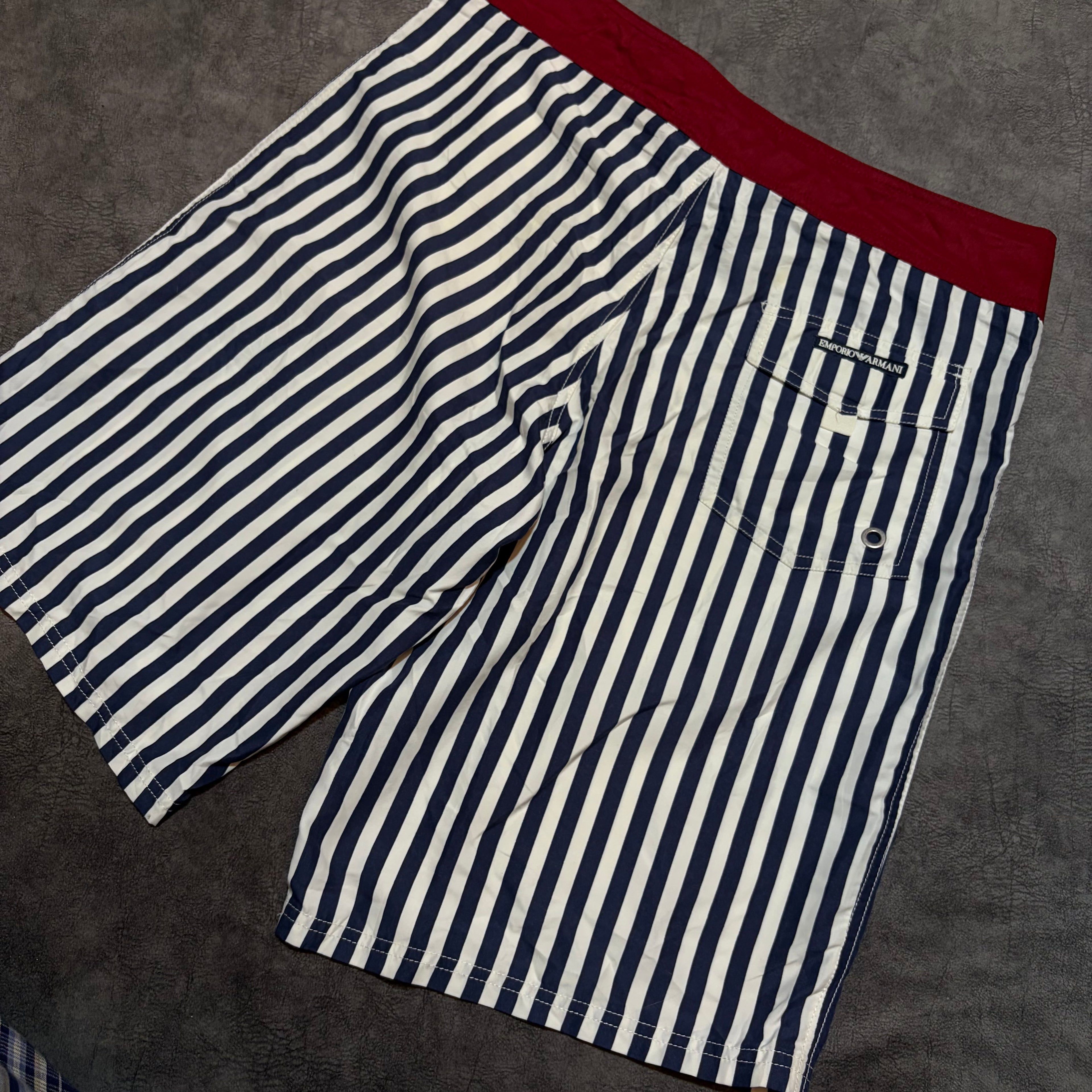 Emporio Armani Striped Y2K Swimsuit