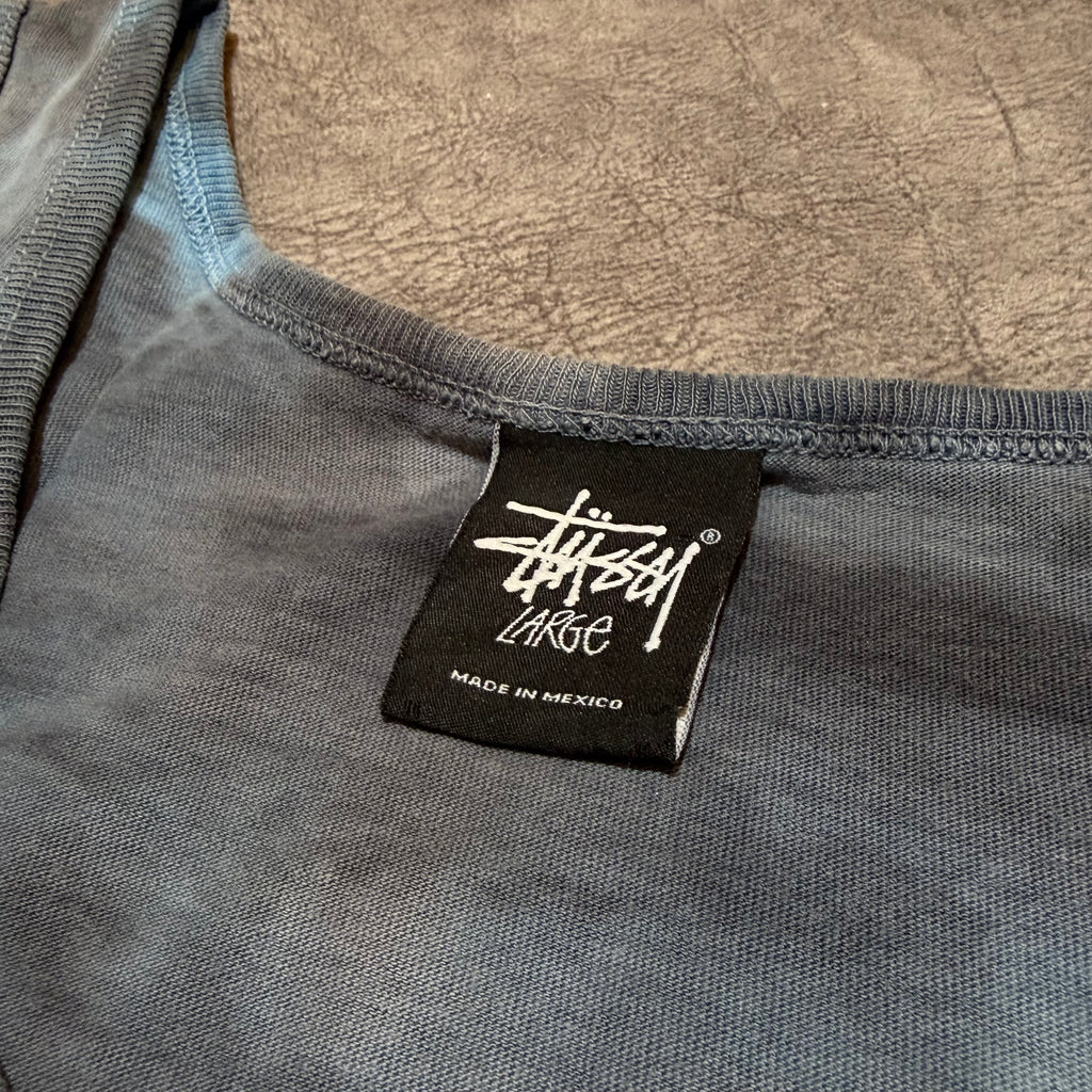 Stussy 80 Tie Dye Logo Tank Top