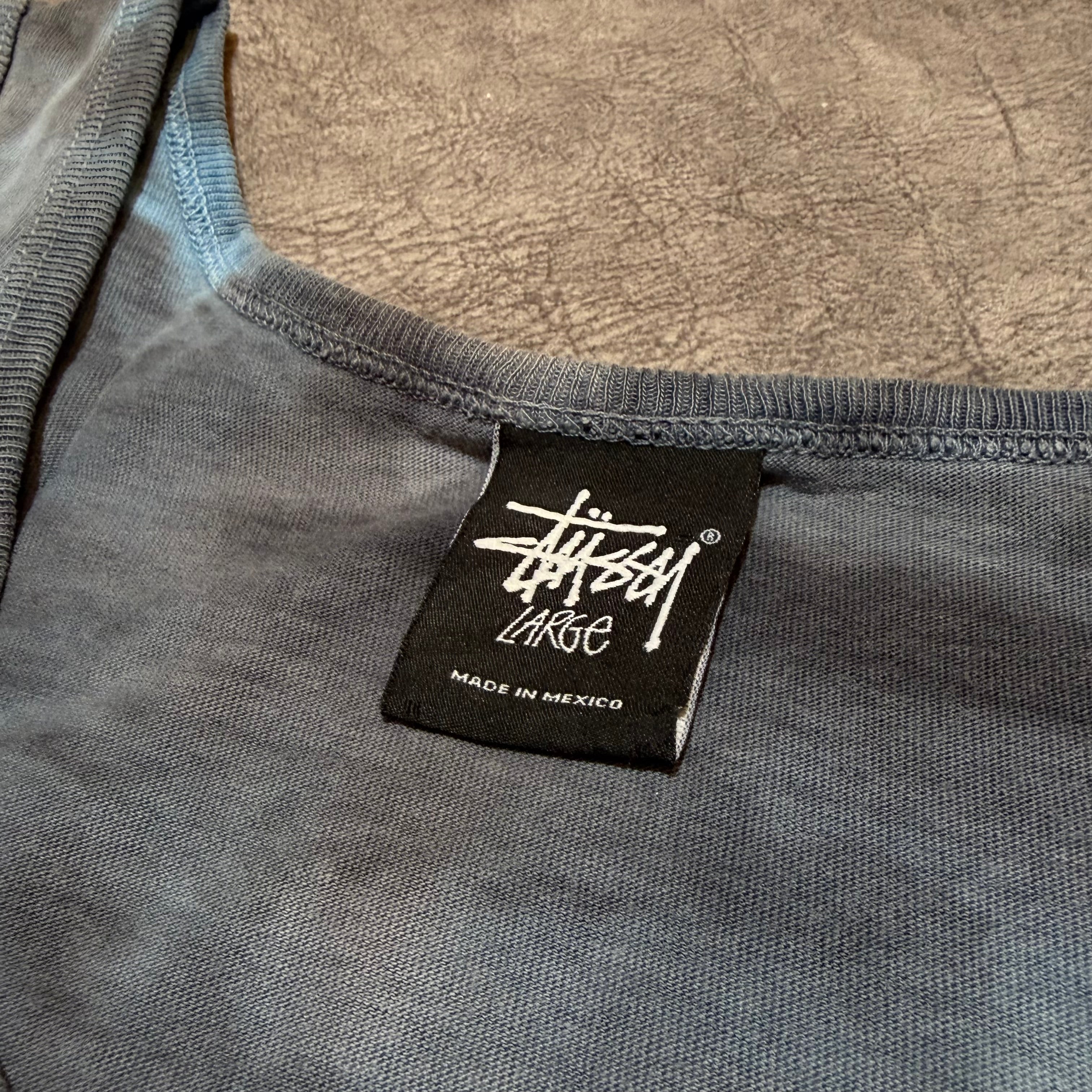 Stussy 80 Tie Dye Logo Tank Top