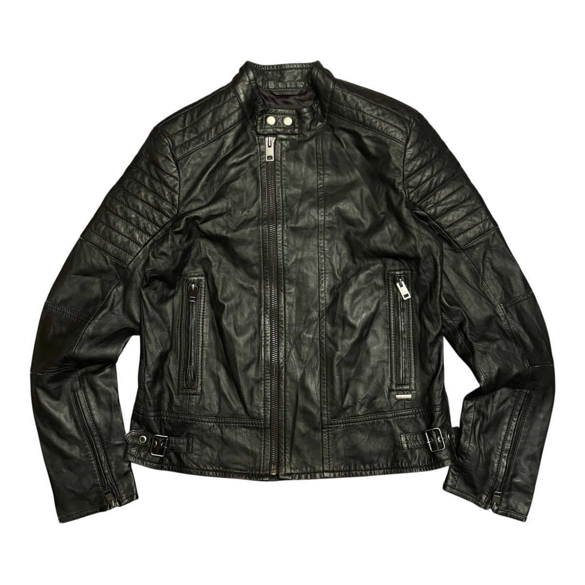 Diesel Women’s Genuine Leather Bikers Jacket