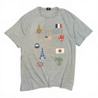 Stussy Worldwide Flags Graphic Tee