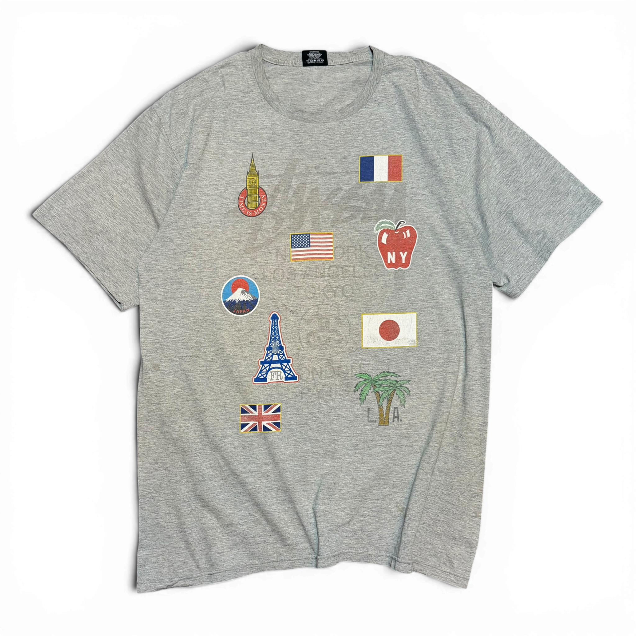 Stussy Worldwide Flags Graphic Tee