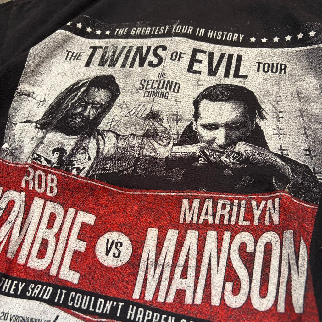 Twin Evil Zombie Vs Mansion 2018 Tour Tee