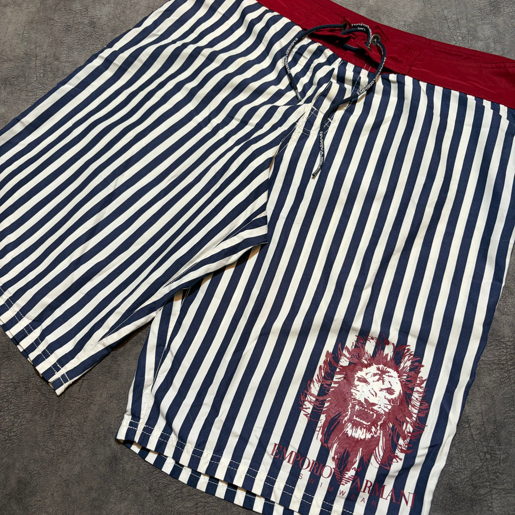 Emporio Armani Striped Y2K Swimsuit