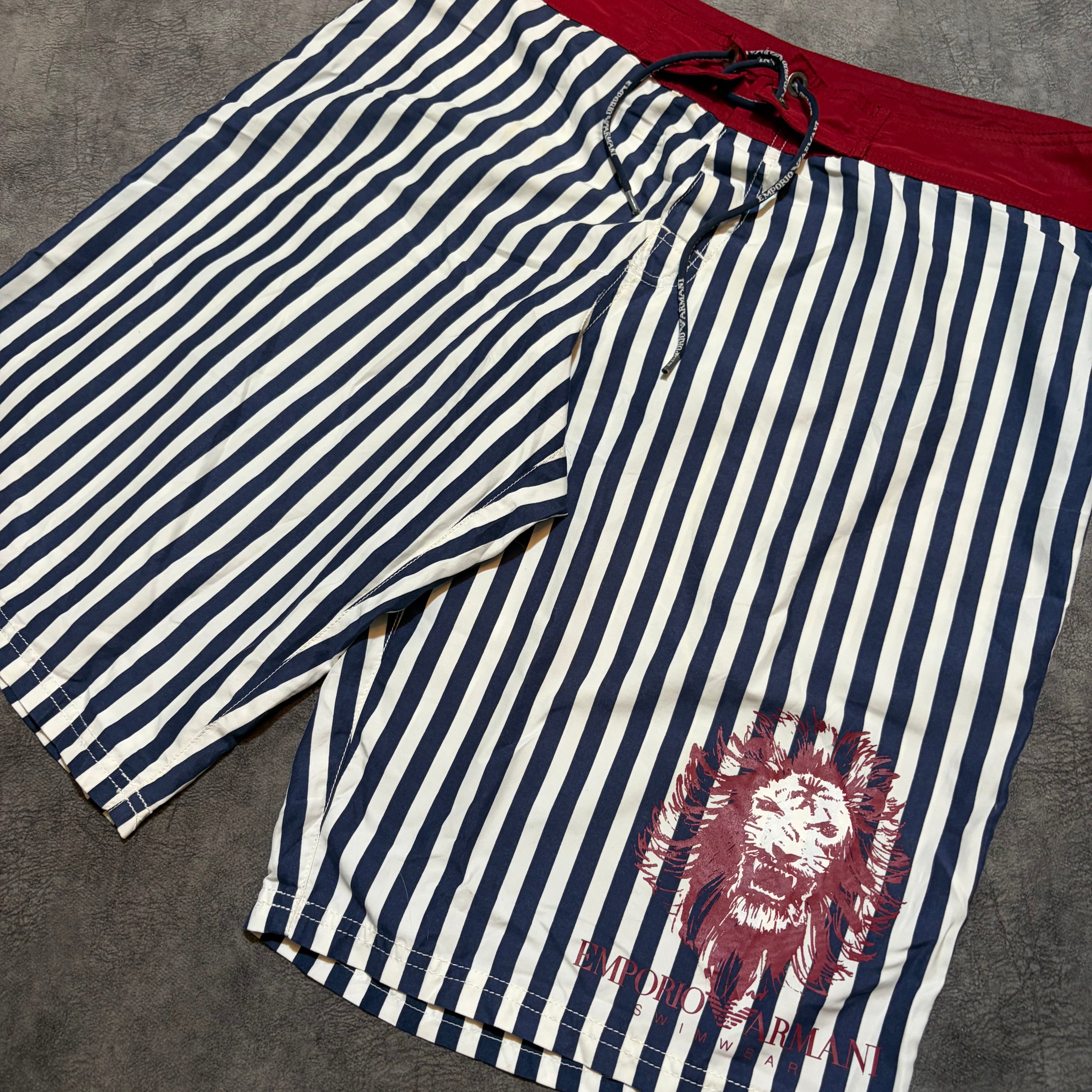 Emporio Armani Striped Y2K Swimsuit