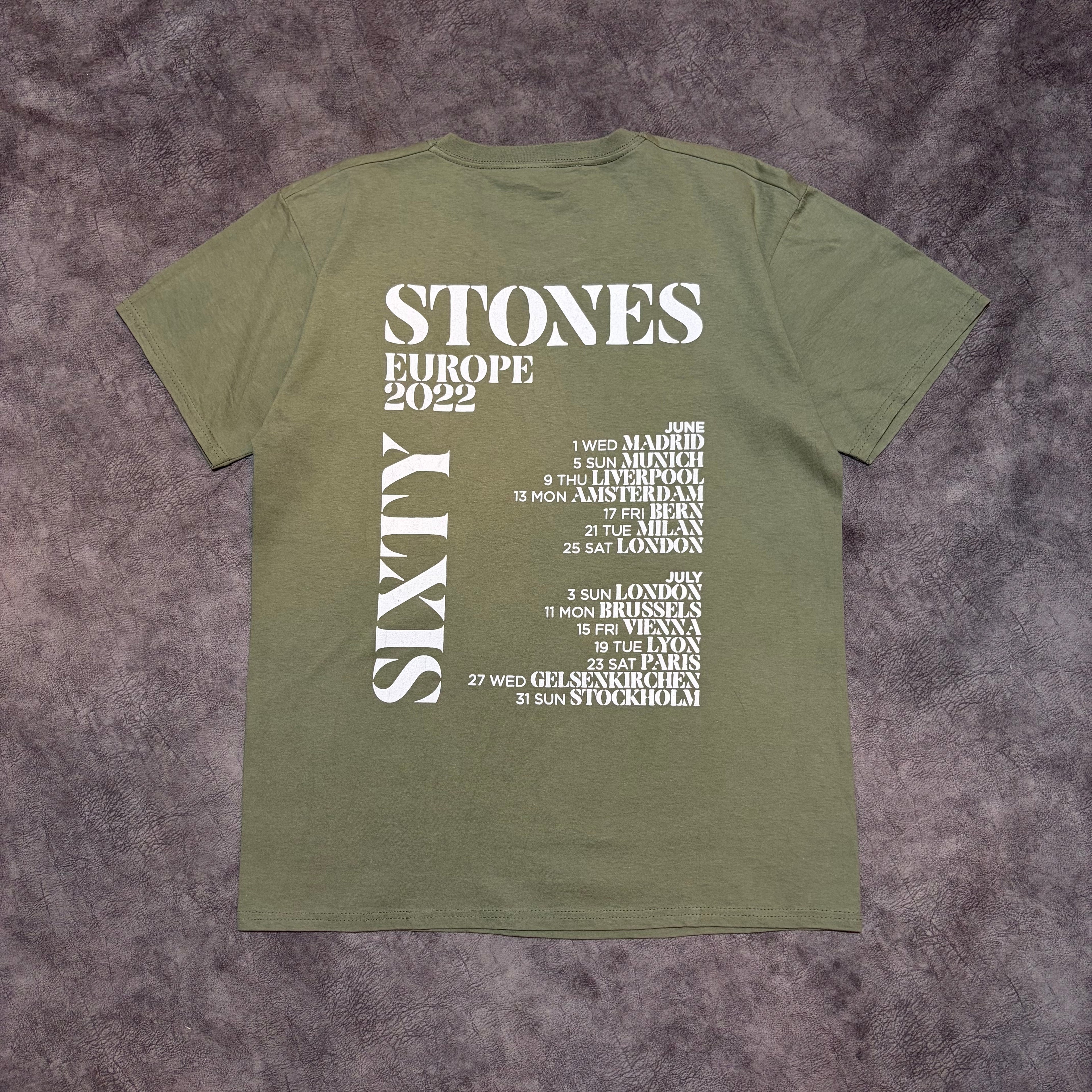 The Rolling Stones 2022 Europe Tour Tee