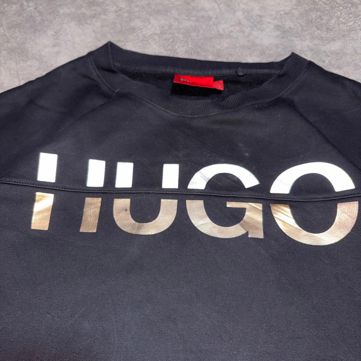 Hugo Boss Red Label SpellOut Reflective Crewneck