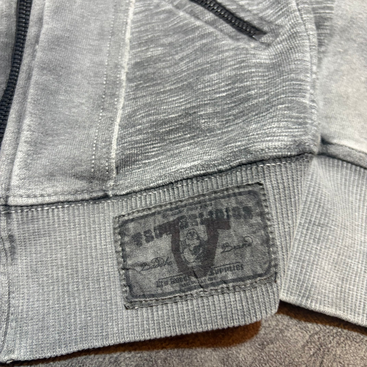 Vintage True Religion Bikers Style Zip Up Jacket