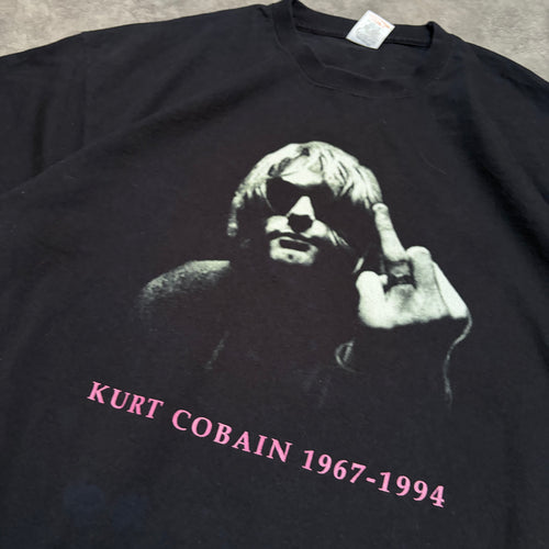00’s Kurt Cobain Middle Finger Tee